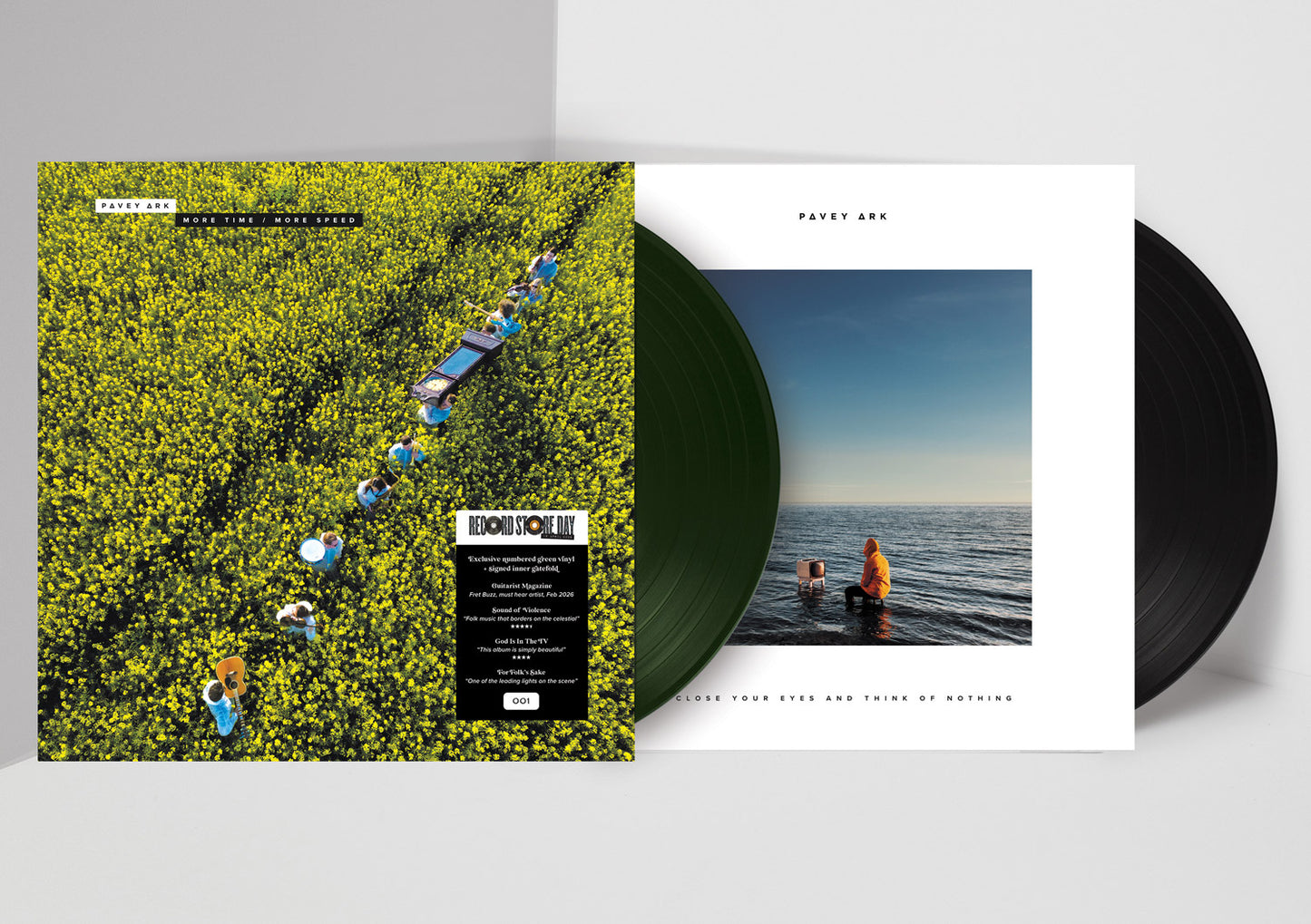 *** RECORD STORE DAY 2026 *** Numbered green vinyl. + Close Your Eyes (Black Vinyl) BUNDLE